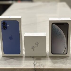 Apple iPhone BOXES ONLY AirPods Pro IPhone 16 plus Same Day Shipping 3 Total